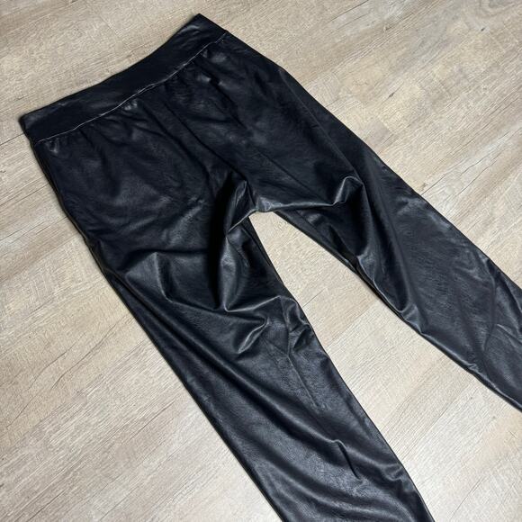 COMMANDO Vegan Faux Leather Jogger  Stretch Work Minimal Luxury Size Medium $158 - Picture 4 of 6